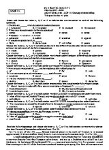 Đề kiểm tra học kỳ II môn tiếng Anh Lớp 11 (Chương trình thí điểm) - Mã đề 114 - Năm học 2019-2020